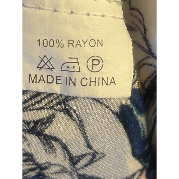 Jaase Women’s 3/4 Sleeve Blue Floral Open Front Cardigan Size Small (5773) - Picture 4 of 5